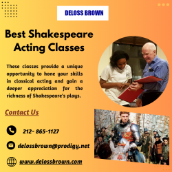 Search the Best Shakespeare Acting Classes at Deloss Brown
