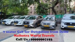 7 seater car for rent in Delhi