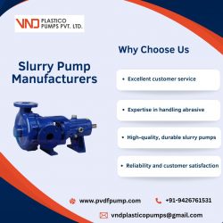 Slurry Pump Manufacturers
