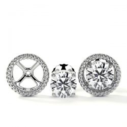Timeless Solitaire Jacket Earring Settings