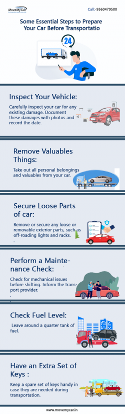 Some Essential Steps to Prepare Your Car Before Transportation