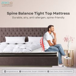 Shop Spine Balance Tight Top Mattress Online in Dubai, UAE | Zerog Beds & Mattresses