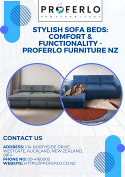 Stylish Sofa Beds: Comfort & Functionality – Proferlo Furniture NZ