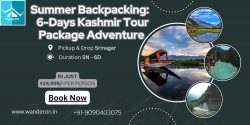 Summer Backpacking: 6-Days Kashmir Tour Package Adventure