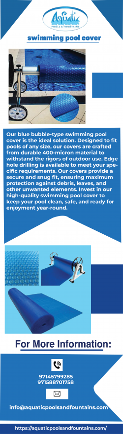 Protect and Enhance Your Pool with a Swimming Pool Cover