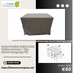 Order Double folded Bar Tables Covers – The Cover Company UK