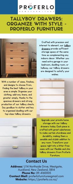 Tallyboy Drawers: Organize with Style – Proferlo Furniture