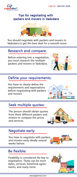 Tips for negotiating with packers and movers in Vadodara