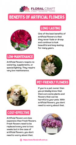 Top 4 Benefits of Artificial Flowers