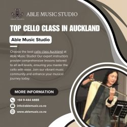 Top Cello Class in Auckland at Able Music Studio