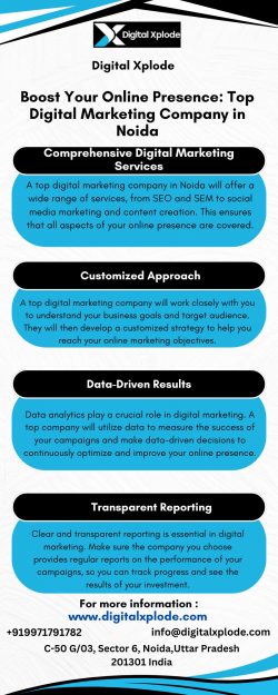 Boost Your Online Presence: Top Digital Marketing Company in Noida