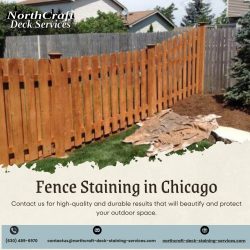 Top-rated Fence Staining in Chicago | Northcraft Deck Staining Services