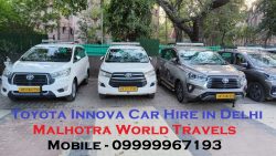 Toyota Innova Car hire service in Delhi