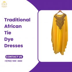 Traditional African Tie Dye Dresses