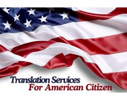Translation services for American citizen