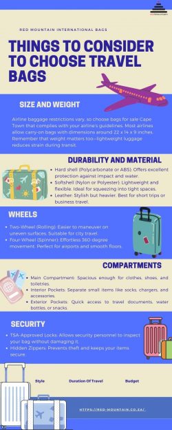 Things To Consider When Buying Travel Bags