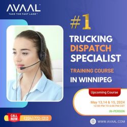 AVAAL Truck Dispatch Training in Winnipeg, MB! Starting from 13th to 15th of May 2024