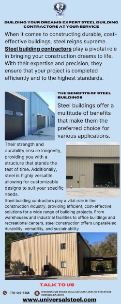Trusted Steel Building Contractors for Durable Structures | Universal Steel