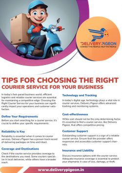 Tips for Choosing the Right Courier Service for Your Business