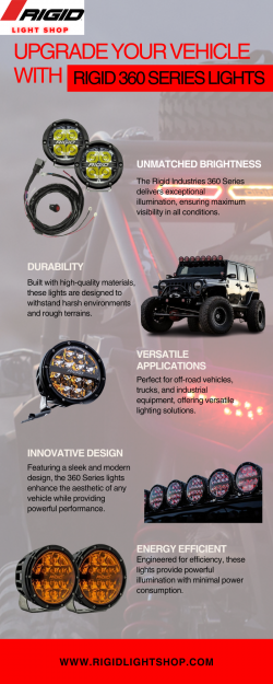 Upgrade Your Vehicle with Rigid Industries 360 Series Lighting