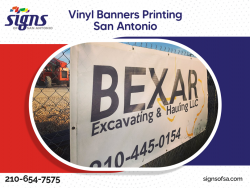Vinyl Banners Printing San Antonio