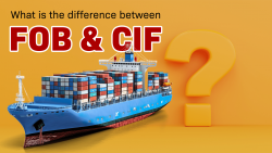 What is the difference between FOB and CIF?