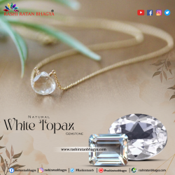 Buy Natural White Topaz Stone Online in India