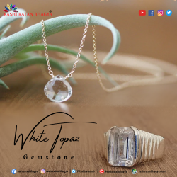Shop White Topaz Stone online from RashiRatanBhagya
