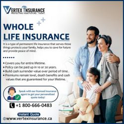 Secure Your Future with Whole Life Insurance in Canada | Vertex Insurance and Investments Inc.
