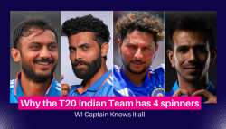 Why the T20 Indian Team has 4 spinners – WI Captain Knows it all