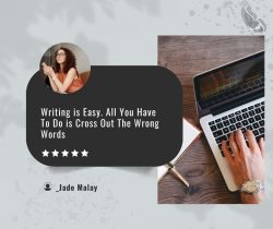 Jade Malay Shares About Writing is Easy