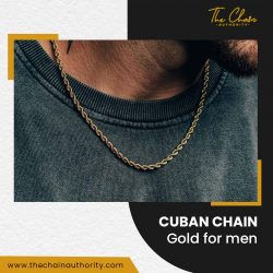 Cuban chain gold for men