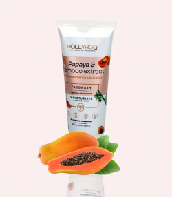 Papaya & Bamboo Extract Face Wash For Skin Brightening (100ml)