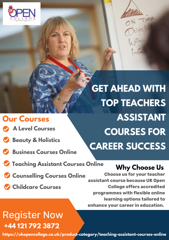 Get Top Teachers Assistant Courses Now | UK Open College