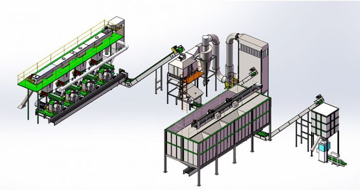 biomass pellet production line