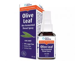 Henry Blooms Probiotic Olive Leaf Cool Mint Throat Spray 30ml