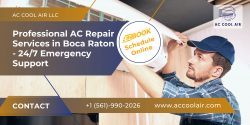 Professional AC Repair Services in Boca Raton – 24/7 Emergency Support