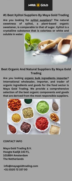 Best Organic And Natural Suppliers By Maya Gold Trading