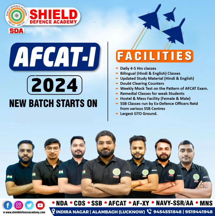 Best AFCAT Coaching In Lucknow, India- Shield defence Academy