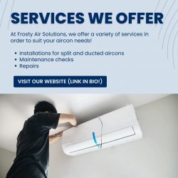Air Conditioning Servicing and Maintenance! Frosty Air Solutions
