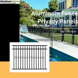 Aluminum Fence Privacy Panels: Stylish Security for Your Property,