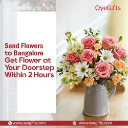 Send Flowers to Bangalore with OyeGifts Express Delivery