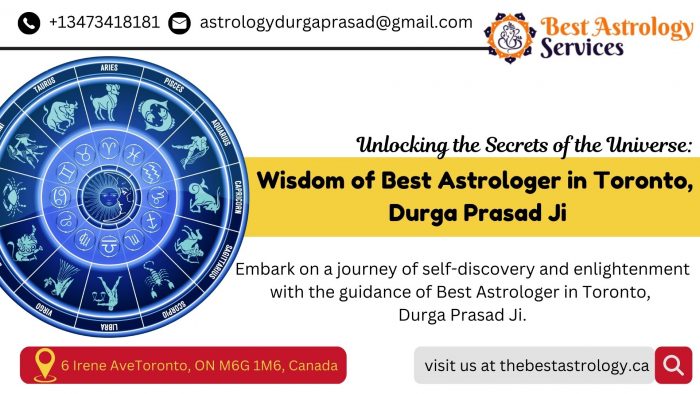 Unlocking the Secrets of the Universe: The Wisdom of Best Astrologer in Toronto, Durga Prasad Ji