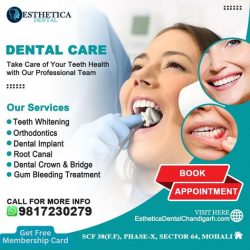 Discover Excellence in Dental Care Across Tricity at Esthetica Dental Chandigarh