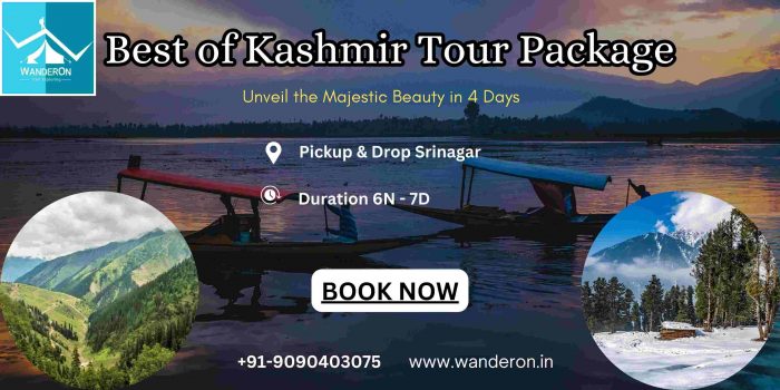 Best of Kashmir Tour Package: Unveil the Majestic Beauty in 4 Days