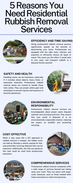 5 Reasons You Need Professional Residential Rubbish Removal Services