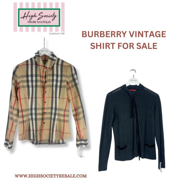 Burberry Vintage Shirt for Sale