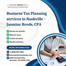 Business Tax Planning services in Nashville – Jasmine Reeds, CPA