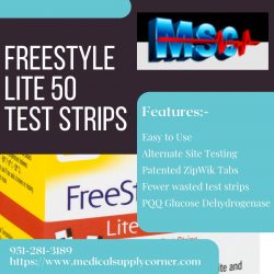 Buy FreeStyle Lite 50 Test Strips For Diabetic Patient Online