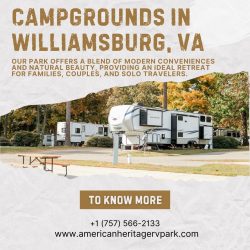 Campgrounds in Williamsburg, VA